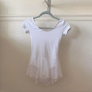 Ballet leotard with attached skirt